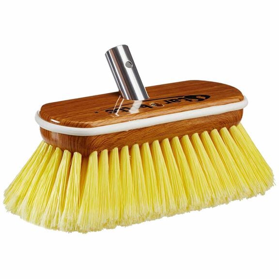 8" Premium Cleaning Brush, Soft Bristle, Yellow image number 0
