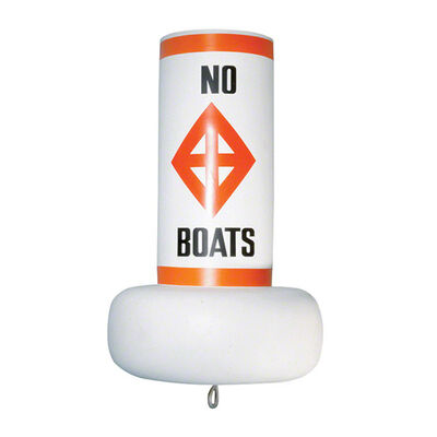 Fast Water Buoy with Label, White