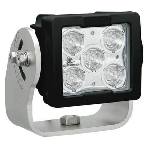Imtra Offshore 5-LED Marine Deck Light - 11-65VDC, 35W, 90&deg;, Black Finish, IP68/69K image number 0
