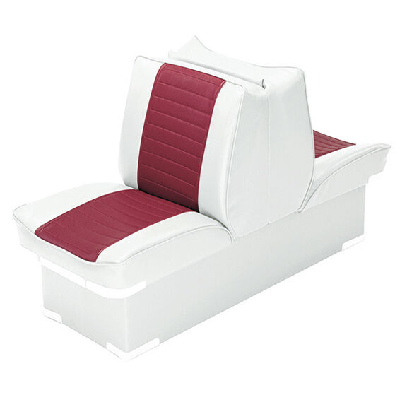 8" Base Lounge Seat, White/Red image number 0
