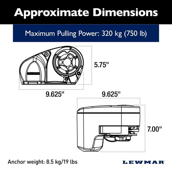 Lewmar Pro Fish 700 RC 6mm/7mm, 1/4" (G4) image number 1