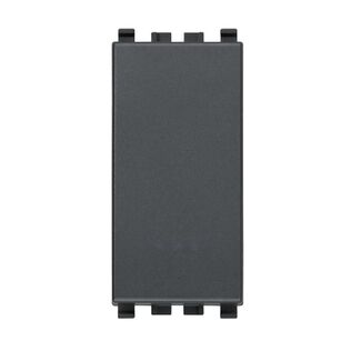 Vimar Eikon 1P NC 10A Push Button (Normally Closed), Lightable, Grey