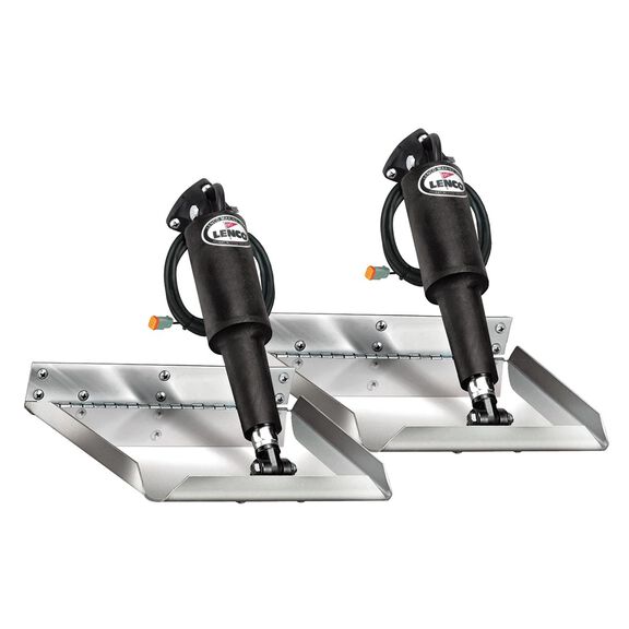 Edge Mount Electro-Polished Trim Tab Kit with 12x9 Plates image number 0