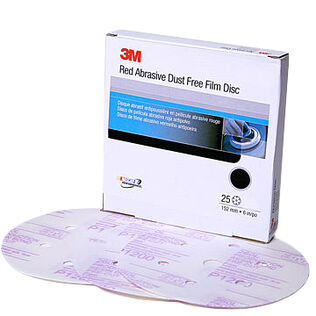 6"Red Abrasive Finishing Film Stikit&trade; Disc