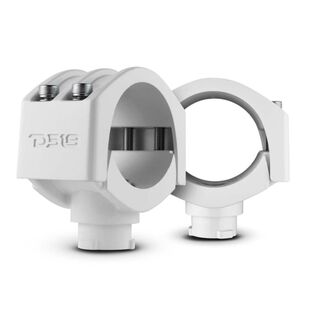 3", 2.75", 2.5" and 2.25" Clamp and Clamp Adaptors for Tower Speakers, White (Single)