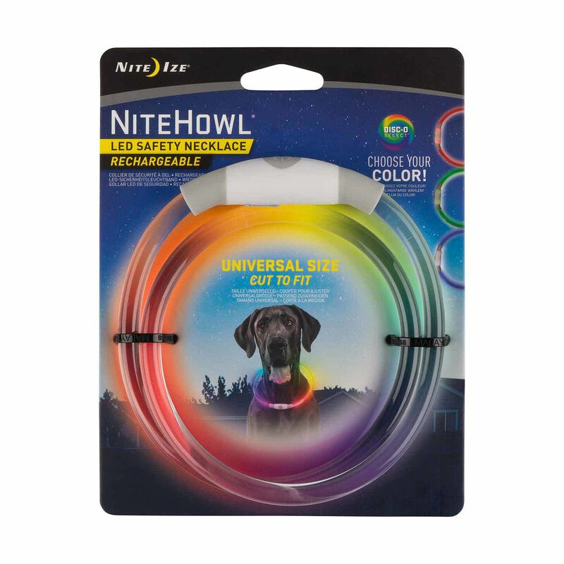 NiteHowl® LED Rechargeable Safety Necklace - Disc-O Select™ image number 0