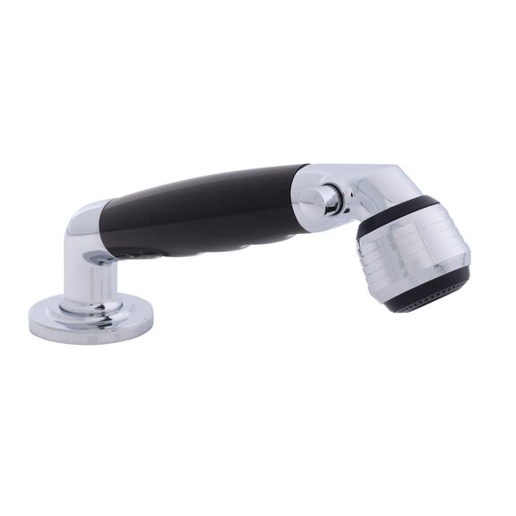 Deck-Mount Sprayer Classic Black Sprayer, 6' Black Rubber Hose, Ultra-Low Profile Holder image number 0