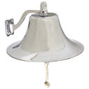8" Basic Chrome-Plated Brass Ship's Bell image number 0