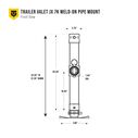 7K Pipe Mount Trailer Drill Jack image number 9