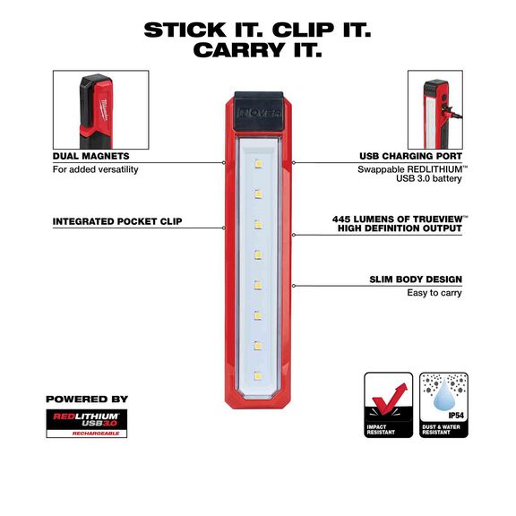 REDLITHIUM&trade; USB ROVER&trade; Pocket Flood Light image number 1