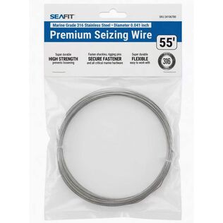316 Stainless Steel Seizing Wire (.041"), 55' Length