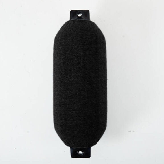 10 1/2" x 30" Twin Eye Fleece Fender Cover, Black image number 2