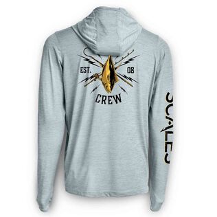 Men's Blue Gold Chasing Latitudes Premium Hooded Shirt