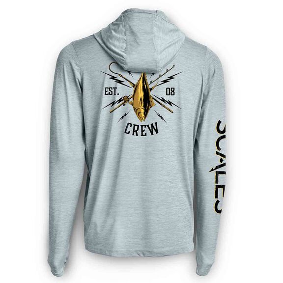 Men's Blue Gold Chasing Latitudes Premium Hooded Shirt image number 0