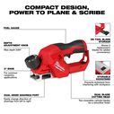 M12&trade; Brushless 2" Planer image number 1