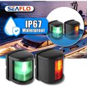 SEAFLO LED Port and Starboard Navigation Light Combo Black 12V 2NM Regular image number 4