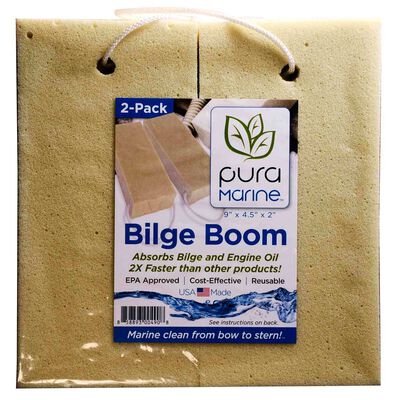 Bilge Boom Oil Absorbant Sponge, 2-Pack
