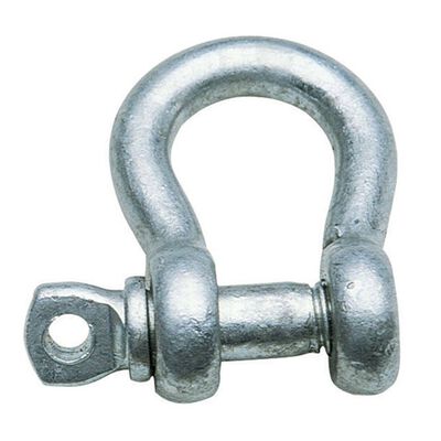 3/8" Galvanized Steel Screw Pin Anchor Shackle, 2000lb. SWL