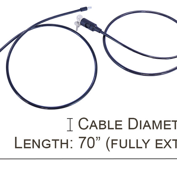 Lariat&trade; Universal Kayak/Canoe Cable Lock image number 1