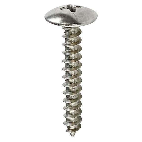 Phillips Truss Head Screws, 36 Piece, Stainless Steel image number 0