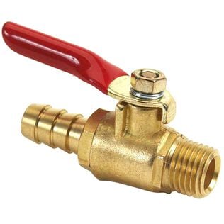 Brass Fuel Shut-Off Valve, 3/8&Prime;-1/4&Prime; NPT