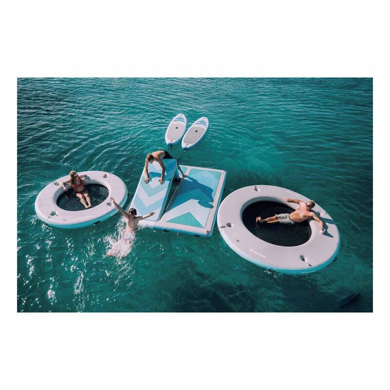 Mesh Water Raft SOLSTICE Hex Mesh Floating Raft 8.5 Feet SOLSTICE Original Inflatable ...