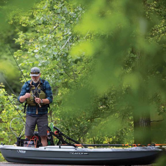 The Catch 100 Sit-On-Top Angler Kayak image number 7