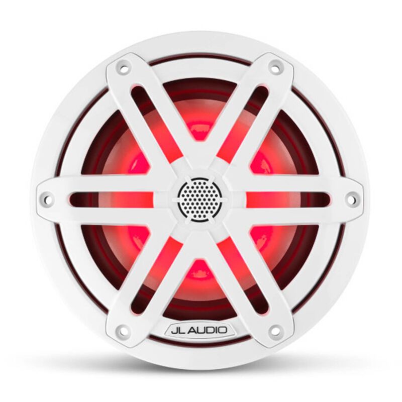 M3-650X-S-Gw-i 6.5" Marine Coaxial Speakers, White Sport Grilles with RGB LED Lighting image number 2