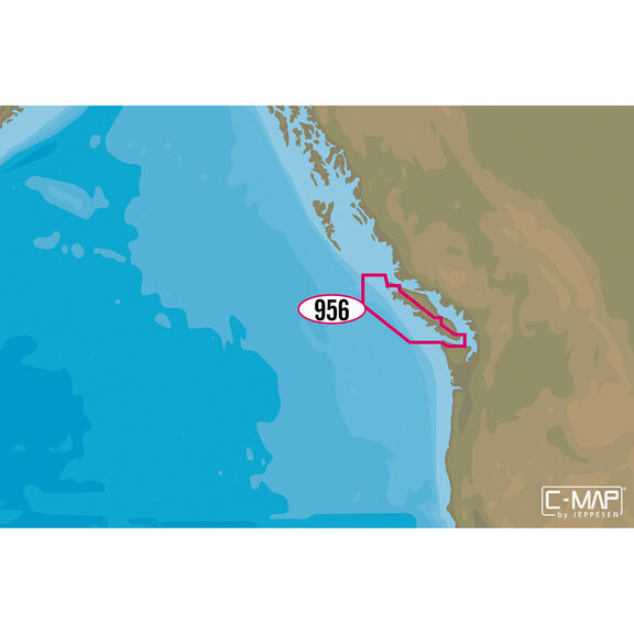 NA-M956 Victoria, BC to Cape Scott C-MAP MAX Chart microSD/SD Card image number 0