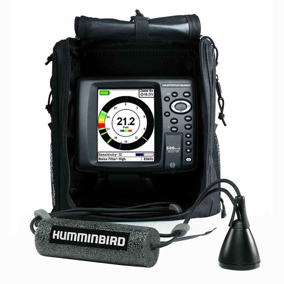 ICE 688ci HD Combo Fishfinder/GPS Chartplotter with Transducer image number 0