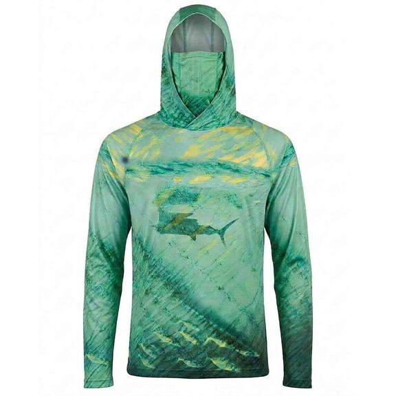 Men's Billfish Hooded Gaiter Shirt image number 0