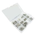 Phillips Oval Head Self Tapping Screw Kit, 168 Piece, Stainless Steel image number 0