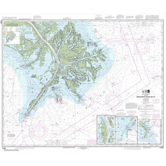 #11361 Mississippi River Delta Southwest Pass image number 0