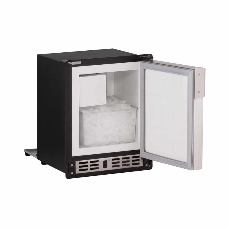 15" Stainless Marine Crescent Ice Maker, Low Profile, 115V image number 1