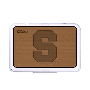 SeaDek Cooler Pad - Collegiate Collection - Fits RTIC 20 - Mocha / Black, University of Syracuse