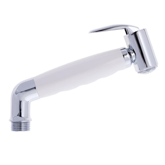 Hammer-Head Sprayer, No Hook, w/Elbow 1/2" NPS Chrome/Arctic White image number 0