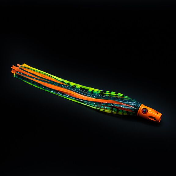 Small Orange Aluminum Jet Dolphin Rigged image number 0
