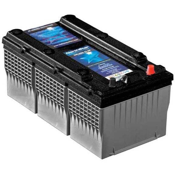 Group 8D Thin Plate Pure Lead AGM Battery with SAE Terminals image number 0
