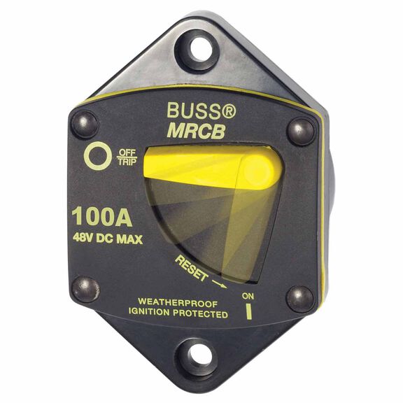 187 Series Thermal 100A Circuit Breaker Panel Mount image number 0