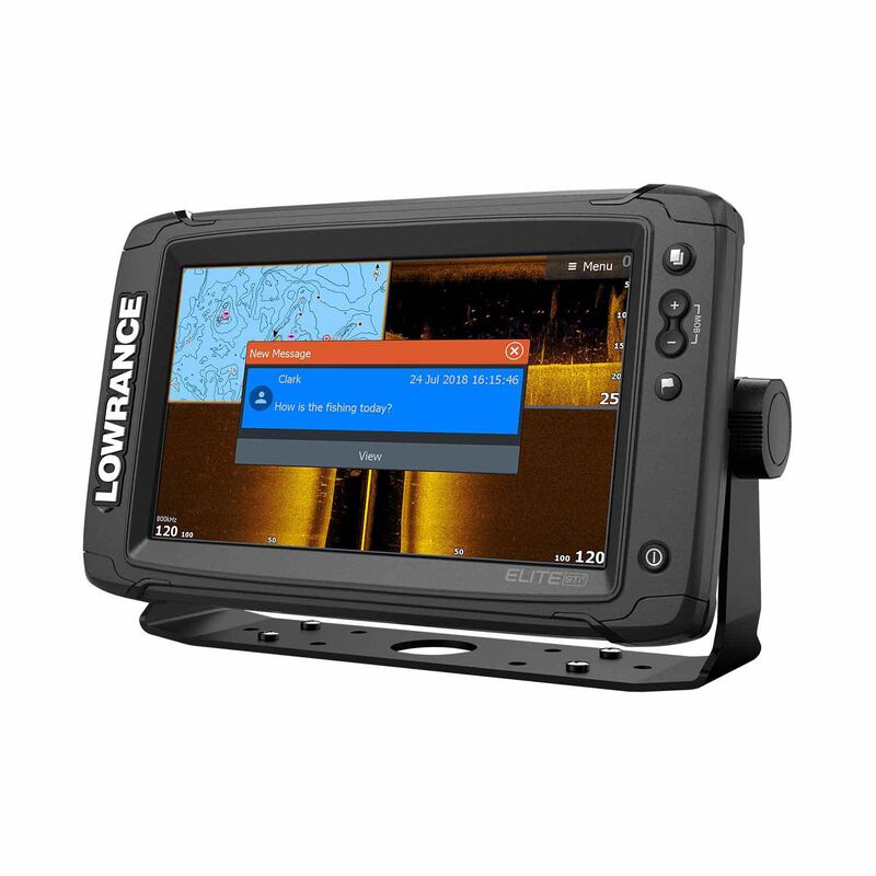 LOWRANCE Elite-9 Ti² Fishfinder/Chartplotter Combo with Active Imaging  3-in-1 Transducer and US/Can Navionics+ Card