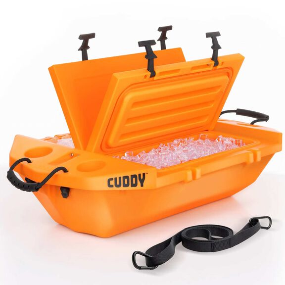 40qt. Cuddy Floating Cooler and Dry Storage Vessel, Amphibious Hard Shell Design image number 0