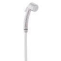 Recessed Shower Chrome Cup & Lid, Small Chrome Sprayer No Hook, 6' White Rubber Hose image number 8