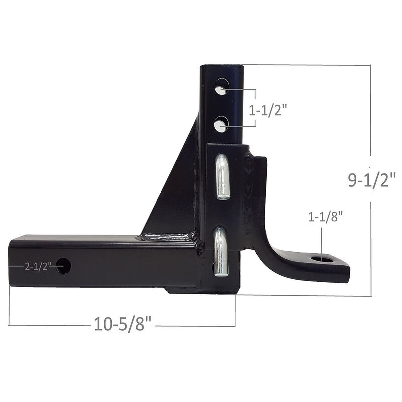 8-Position Adjustable Ball Mount, 5,000 lbs. GTW Capacity image number 1