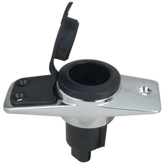 PERKO&reg; Plug-In Type Base, 5&deg; Base, 3 Contacts, Accepts CAM Collar, Rectangular image number 0