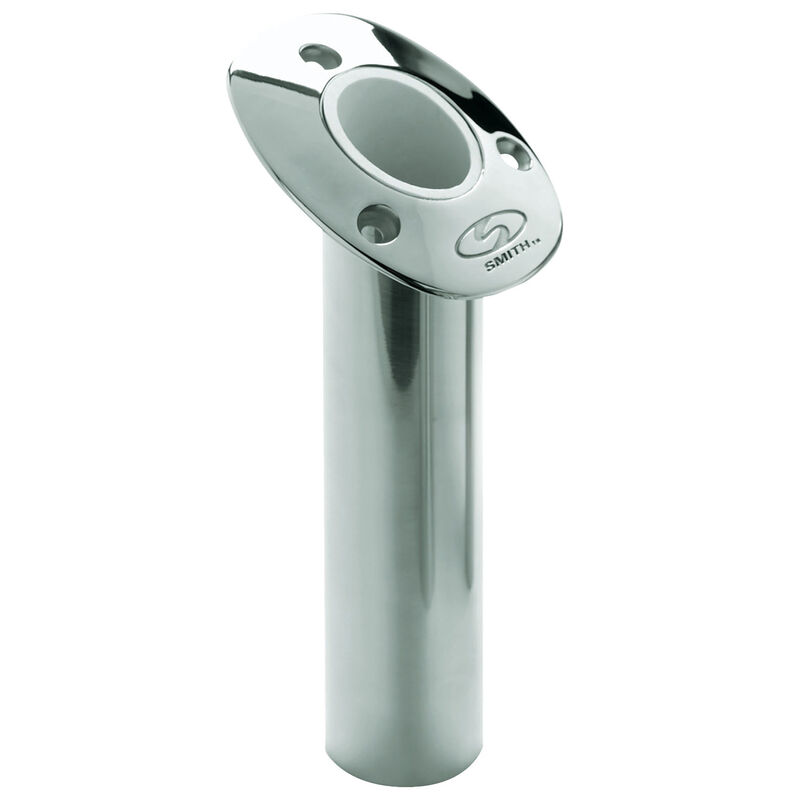 C E SMITH 30° FlushMount Stainless Steel Rod Holder West Marine