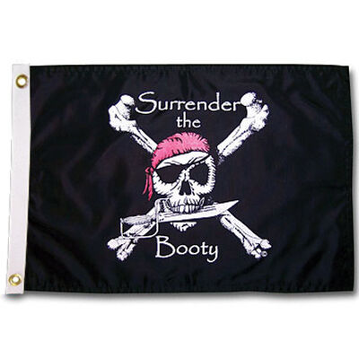 "Surrender the Booty" Pirate Flag