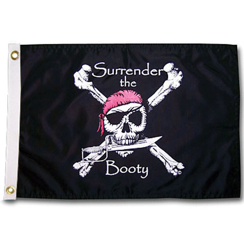 "Surrender the Booty" Pirate Flag image number 0
