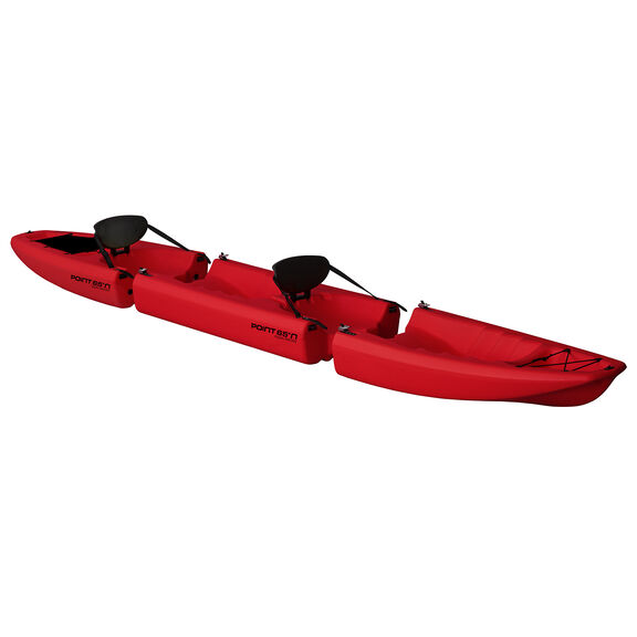 Apollo Tandem Modular Sit-On-Top Kayak, Red image number 0