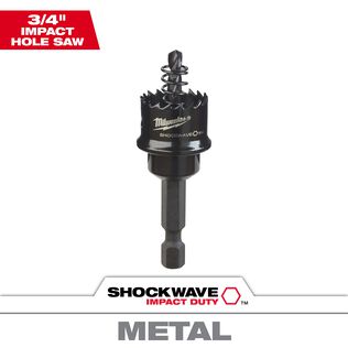 3/4" SHOCKWAVE&trade; Impact Hole Saw