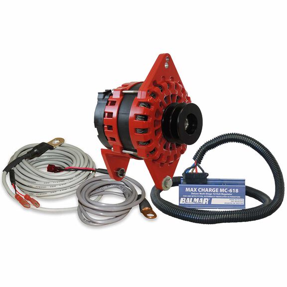 XT-Series 250 Amp/12 Volt DF4,DV Alternator Kit with Max Charge Regulator image number 0